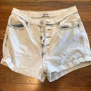 BDG Super High Rose Jean Shorts